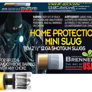 Brenneke SL122MS Home Protection Mini Slug 12Gauge Slug Shot 10 Per Box/25 Case