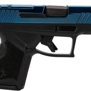 Taurus 1-GX4M931-B GX4  Micro-Compact Frame 9mm Luger 13+1 3.06" Satin Black DLC Stainless Steel Barrel, Blue PVD Serrated Alloy Steel Slide, Matte Black Stainless Steel Frame, Textured Grip