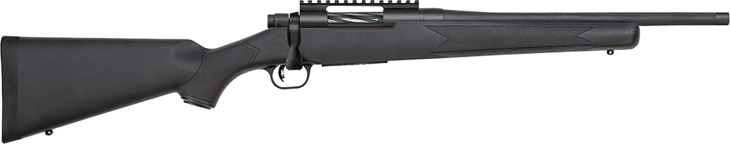 Mossberg 28229 Patriot Carbine 308 Win 5+1 16.25" Matte Blued Threaded Bull Barrel, Matte Blued Picatinny Rail Receiver, Black Fixed Synthetic Stock