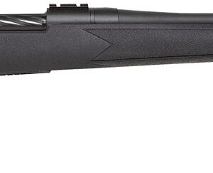 Mossberg 28248 Patriot  Full Size 7mm PRC 3+1 24" Matte Blued Fluted Threaded Barrel, Drilled & Tapped Matte Blued Stainless Steel Receiver, Black Fixed Synthetic Stock