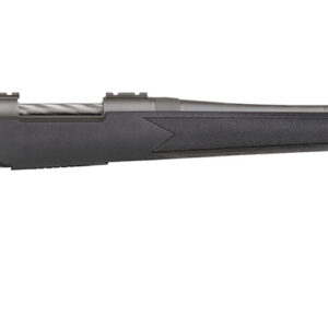 Mossberg 28259 Patriot  Full Size 450 Bushmaster 4+1 20" Stainless Cerakote Fluted Threaded Barrel, Drilled & Tapped Stainless Cerakote Receiver, Black Fixed Synthetic Stock