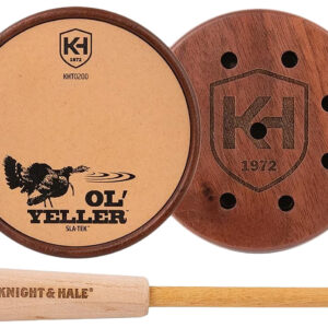 Knight & Hale KHT0200 Ol'Yeller SLA-TEK Pot Call Turkey Sounds Walnut/Yellowheart