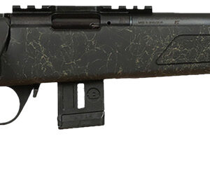 Bergara Rifles BMR011 BMR-X  17 HMR 10+1 18" Blued Heavy Threaded Barrel, Blued Picatinny Rail Receiver, Adj LOP Green w/Black Webbing Synthetic Stock