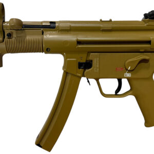 HK 810010779mm Luger 10+1 4.53" Black Navy-Style Threaded Barrel, Flat Dark Earth Earth Cerakote Steel Receiver & Frame, FDE Polymer Grip, 2 Magazines