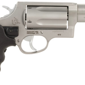 Taurus 2-441039TVL Judge w/Laser Compact 45 Colt (Long Colt)/410 Bore 2.50" Chamber 5rd 3" Stainless Steel Barrel, Cylinder & Stainless Steel Frame, Viridian Laser, Transfer Bar Safety