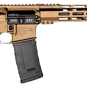 Diamondback DB1718B042 DB15  300 Blackout 30+1 Burnt Bronze Cerakote Picatinny Rail Aluminum Receiver, Black Synthetic Stock