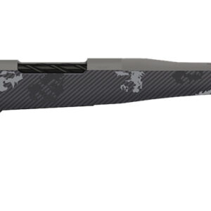 Fierce Firearms TWROG7PRC20GP Twisted Rogue 7mm PRC 20" Tungsten Cerakote Steel Threaded Barrel, Drilled & Tapped Steel Receiver, LR Negative Comb Phantom Camo Carbon Fiber Stock