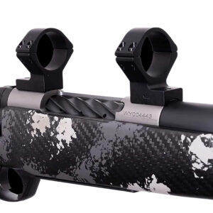 Weatherby W740705 Scope Mount/Ring Combo  Matte Black Alloy 30mm Tube Weatherby Mark V Medium Rings Magnum 9-Lug Action