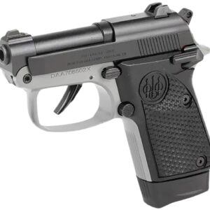 Beretta USA J20X22R8 20X Bobcat You're On Your Own 22 LR 8+1 2.40" Black Steel Barrel, Gray Cerakote ELS/Serrated Steel Slide, Black Polymer Frame w/Beavertail, Helica Texture Grip