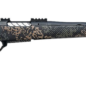 Seekins Precision 0011710261-F Havak PH3 7mm PRC 22" Black Fluted Threaded Barrel, Black Picatinny Rail Steel Receiver, Adj Cheek Riser Woodland Shadow Synthetic Stock