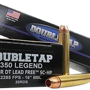 DoubleTap Ammunition 350L140X   350Legend 140gr DT Lead Free 20 Per Box/50 Case