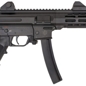 MAC 12755001 IX  9mm Luger 30+1 6.50" Threaded Barrel, Picatinny Rail Receiver & Rear, Black Polymer Grip