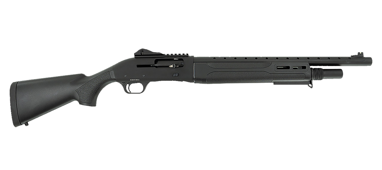 Tokarev USA 21000422 T300 A1 Kit 12 Gauge Semi-Auto 3" 5+1 18.50" Black Chromate Steel Barrel, Black Anodized Receiver w/Picatinny Rail, Fixed Black Polymer Stock