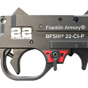 Franklin Armory 0250033BLK 22 Plinkster BFSIII Black Curved Trigger Drop-In Fits 10/22