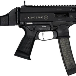 Grand Power 850003223117 Stribog SP9A3 9mm Luger 30+1 Black SB Tactical Brace