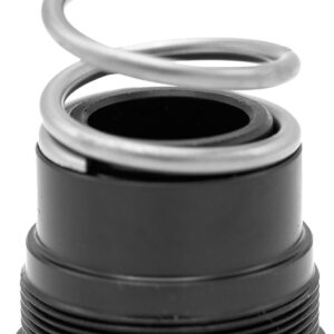 Huxwrx 1836  3-Lug Adapter 9mm Fits 1/2"x28 Steel Black Nitride