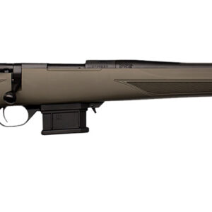 Howa HMACF6ARCGYTH 1500 Mini Action 6mm ARC 20" Black Carbon Fiber Threaded Barrel, Black Drilled & Tapped Steel Receiver, Fixed HTI Green Synthetic Stock