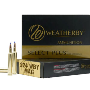 Weatherby R224805FBT   224WthbyMag 80.5gr 20 Per Box/10 Case