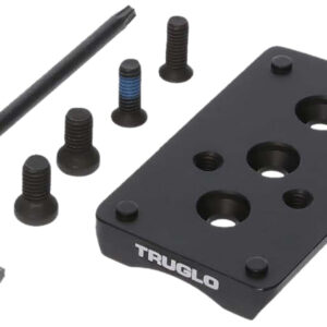 TruGlo TGTG8950M2 Pistol Red Dot Sight Mount  Black Nitride Fortress Steel Trijicon RMR Mount