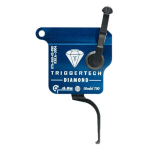 TriggerTech R7LSAB02TNF Diamond  Black Flat Straight Fits Remington 700 Left Hand