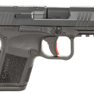 Canik HG7651CAN Mete MC9 *CA Compliant Micro-Compact Frame 9mm Luger 10+1 3.18" Steel Barrel, Black Cerakote Optic Ready/Serrated Steel Slide, Black Polymer Frame w/Picatinny Rail, Textured Grip