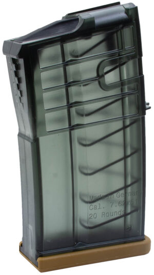 HK 50236507 20rd 7.62mm Fits H&K 417 Clear Smoke Polymer