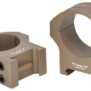 Warne 8513DE HyperLite  Dark Earth Cerakote MagnaFusion Alloy 30mm Tube Maxima/Weaver/Picatinny