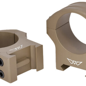 Warne 8515DE HyperLite  Dark Earth Cerakote MagnaFusion Alloy 30mm Tube Maxima/Weaver/Picatinny