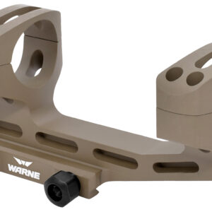 Warne LRSKEL1DE Skeletonized Scope Mount/Ring Combo Extended Dark Earth Aluminum 1" Tube MSR 20 MOA