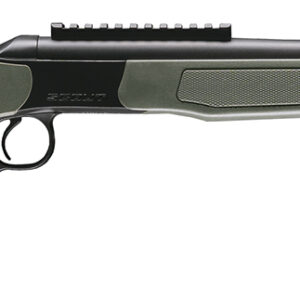 CVA CR4918 Scout Spur Compact 410 Gauge 1rd 20" Blued Single Shot Barrel, Blued Receiver w/Picatinny Rail, OD Green & Black Synthetic Stock