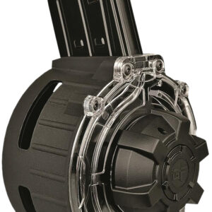 Gforce Arms GFDRUM2012 Drum Magazine  20rd Drum Fits Akdal MKA 1919 Black Steel/Polymer