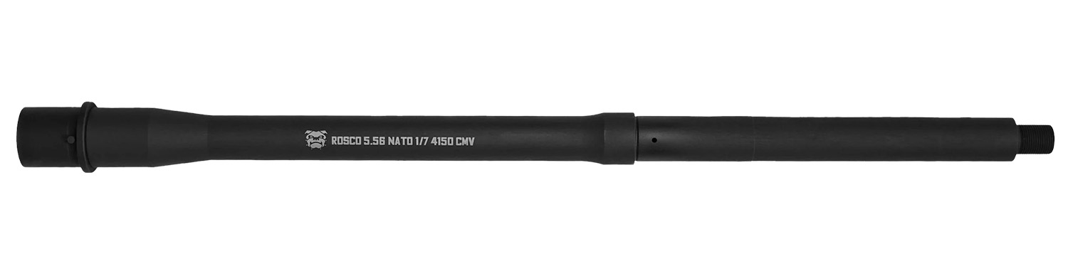 Rosco Manufacturing CL-16.25-556-7-M Stray Dog 5.56 NATO 16" Black Phosphate 4150 CMV Barrel