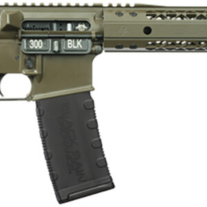 Black Rain Ordnance BROROTRM30A Bro M30A  Sports South ROTR 300 Blackout Badlands Cerakote Aluminum Picatinny Rail Receiver Black Black Polymer Grip