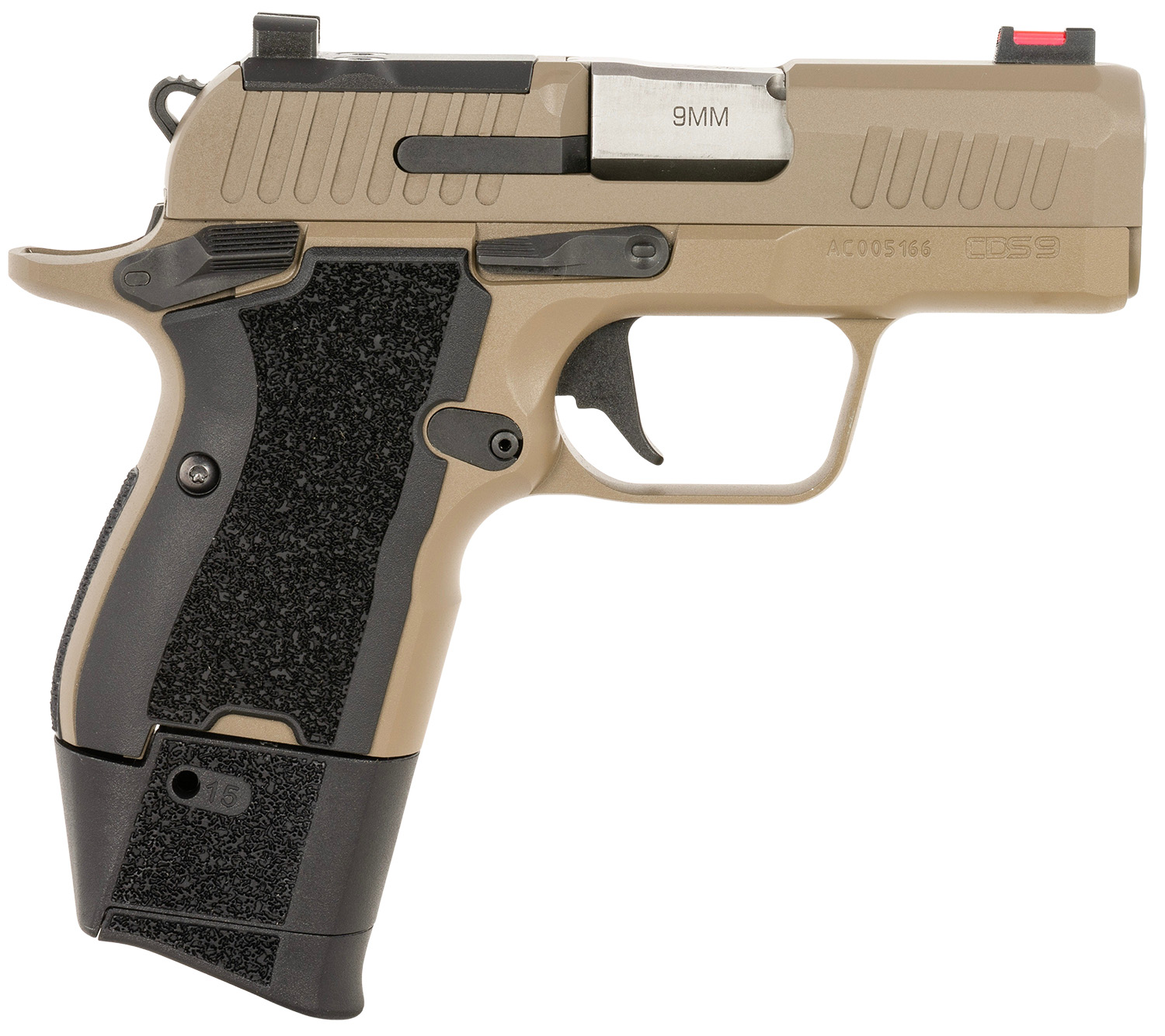 Kimber Mfg, Inc 3700881 CDS9 Lite 9mm Luger 15+1 3.18" Match Grade Barrel, Stainless Steel Optic Ready/Serrated Slide, Aluminum Frame w/Beavertail & Picatinny Rail, RMSc Footprint, Ambidextrous