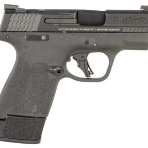 Smith & Wesson 14196 M&P9 Shield 9mm Luger 15+1 3.10" Black Armornite Barrel, Optic Ready/Serrated Slide, Black Frame