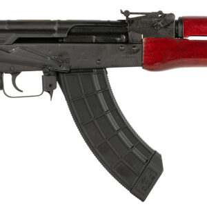 Century Arms RI3321RN WASR-10  7.62x39mm 30+1 16.25" Black Romanian AK Barrel, Black Underfolding Stock, Red AKM Pattern Furniture