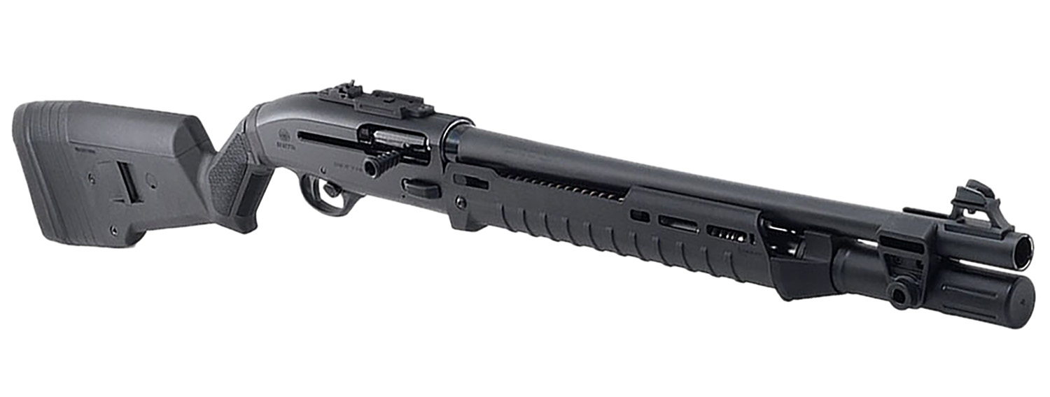 Langdon Tactical Tech LTT1301HZFRMBLK Beretta 1301 3" 7+1 18.50" Black Oxide Heat Shield Barrel, Black Aluminum Receiver, Black Magpul Polymer Stock, Modified Magpul Zhukov Forend