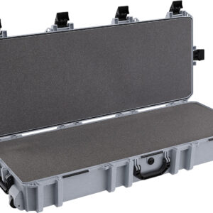 Pelican VCV7300000GRY Vault Double Rifle Case 44" Gray Polyethylene Foam Weather Resistant