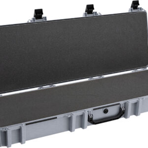 Pelican VCV8000000GRY Vault Double Rifle Case 53" Gray Polyethylene Foam Weather Resistant