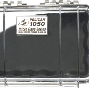 Pelican 1050025100 Micro Case  Black/Clear Polycarbonate 7.99" Long