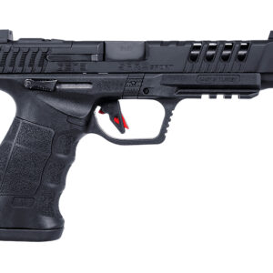 SAR USA SARSPTG3BL SAR9 Sport Gen3 9mm Luger 19+1 5.20" Black Steel Barrel, Black Lightening Cut/Optic Ready/Serrated Steel Slide, Black Polymer Frame w/Picatinny Rail, Interchangeable Backstrap