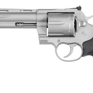 Colt Mfg ANACONDASM6RTS Anaconda  44 Mag 6rd Shot 6" Matte Stainless Vent Rib Barrel, Cylinder & Frame, Black Grip