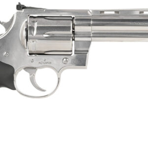 Colt Mfg ANACONDASP6RTS45C Anaconda  45 Colt (Long Colt) 6rd Shot 6" Stainless Vent Rib Barrel, Cylinder & Frame, Black Grip