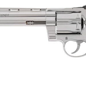 Colt Mfg ANACONDASP8RTS45C Anaconda  45 Colt (Long Colt) 6rd Shot 8" Stainless Vent Rib Barrel, Cylinder & Frame, Black Grip