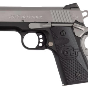 Colt Mfg O7800XETT Defender  45 ACP 7+1 3" Carbon Steel Slide, Aluminum Frame w/Beavertail, G10 Grip