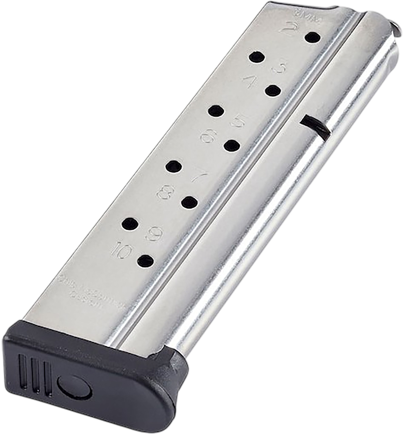 CMC Products MRP9FS10 Range Pro 10rd 9mm Fits 1911 Full Size Stainless/Black Fluoropolymer