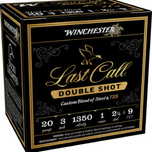 Winchester Ammo LCDS2039 Last Call Double Shot 20Gauge 3" 1oz 2.5/9TSS Shot 25 Per Box/10 Case