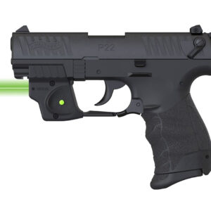 Viridian 9120097  E-Series Fits Walther P22 Green Laser Black Polymer Rail Mount Mount