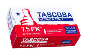 Italian Firearms Group TMTAMMOF5 7.5FK 95gr Hollow Point 50 Per Box/12 Case