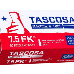 Italian Firearms Group TMTAMMOF5   7.5FK 95gr Hollow Point 50 Per Box/12 Case